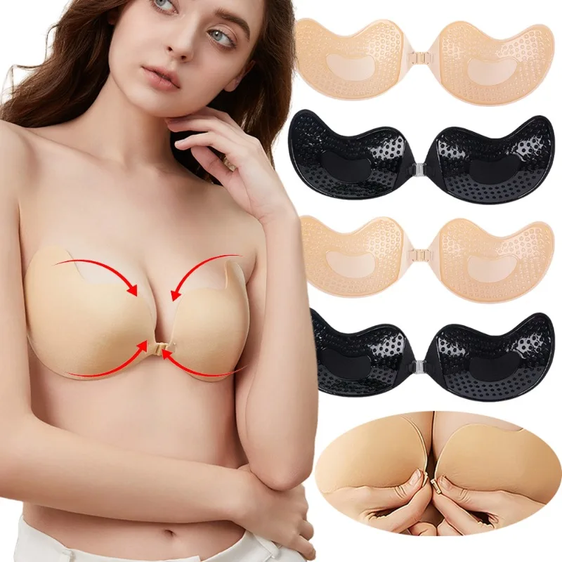 Strapless Bra Backless - 1/2pc invisível push up sutiã verão