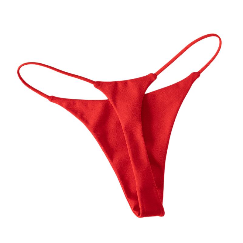 Thong Bikini Women - Calcinha de Algodão de Cintura Baixa