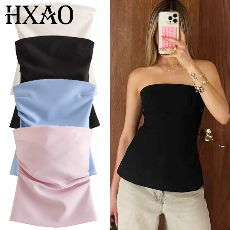 Strapless Bra Backless - Hxao espartilho tubo superior feminino verão
