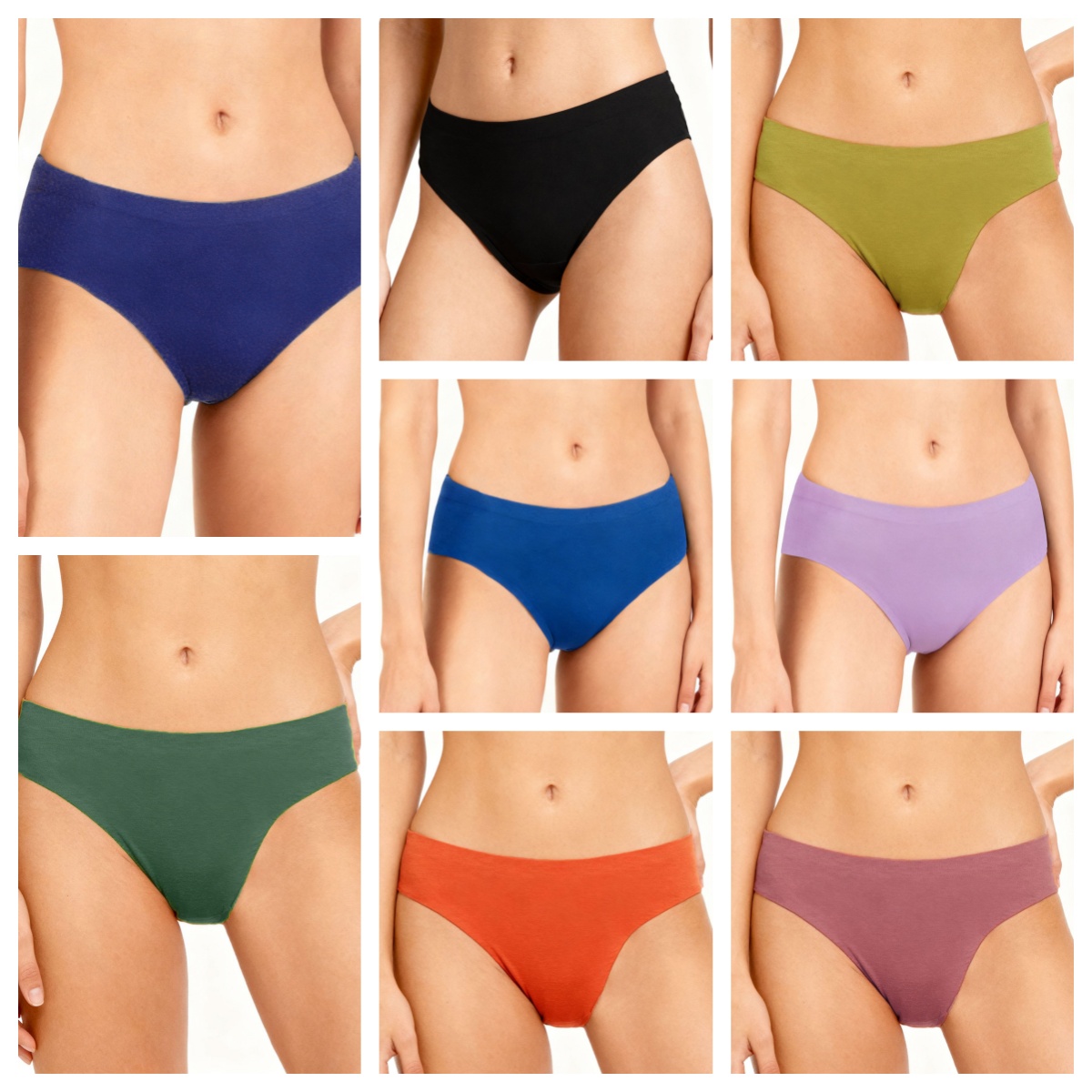 Seamless Underwear Women - Calcinhas Menstruais Sem Costura Zeriluna, Macias,