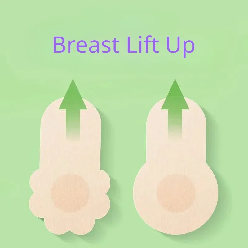 Silicone Bra Adhesive - 10 pçs feminino invisível mama levantar