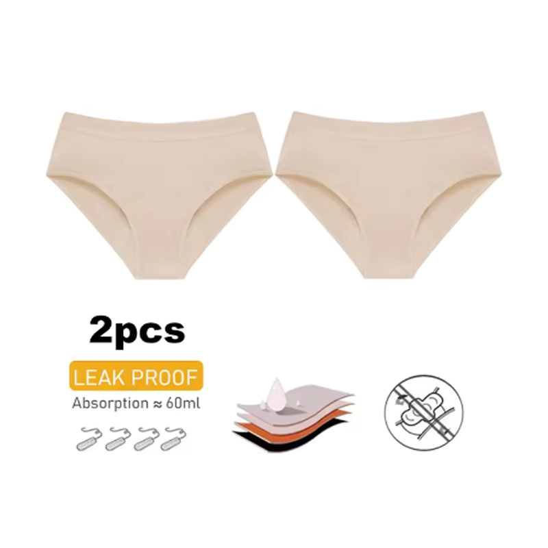 Period Panty Absorbent - Conjunto de 2 Calcinhas Menstruais de