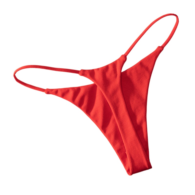 Thong Bikini Women - Calcinha de Algodão de Cintura Baixa
