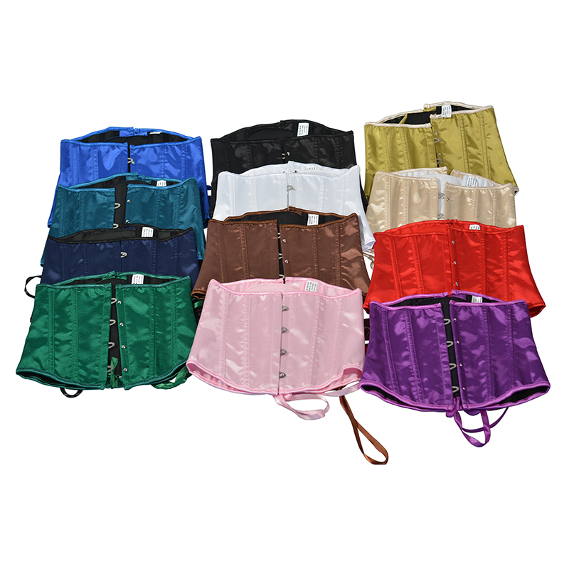 Corset Waist Cinch - 2025 Mulheres Cetim Underbust Espartilho Emagrecimento