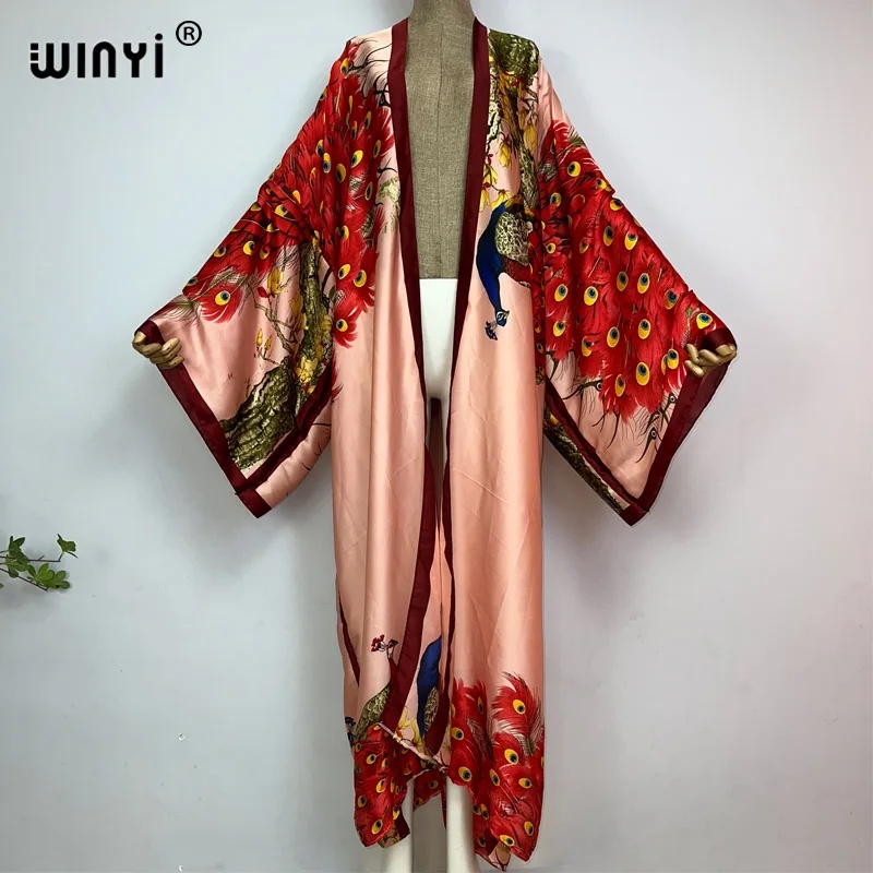 Robe Silk Women - WINYI 2026 Novo Cardigã Feminino de