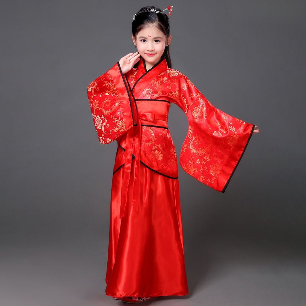 Moda étnica infantil trajes an - Robe Silk Women avaliação e preço