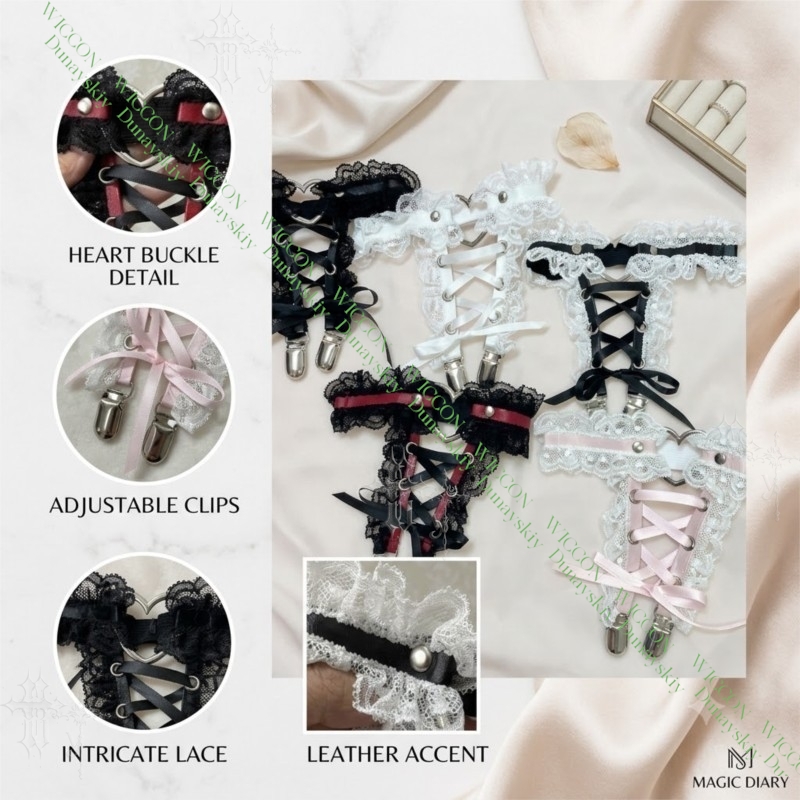 Jirai Kei Cinto de Ligas para  - Garter Belt Set avaliação e preço