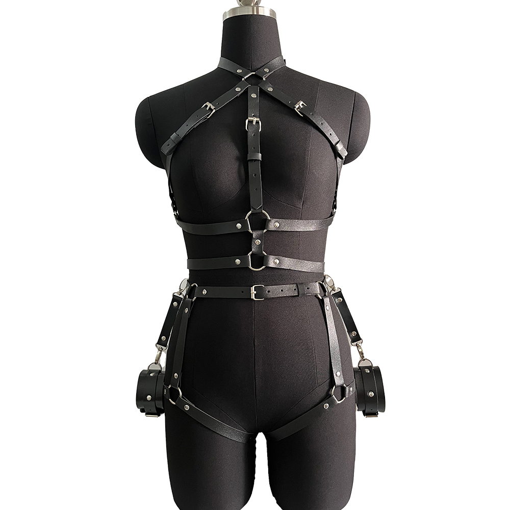 Arnês para mulheres de couro d - Garter Belt Set avaliação e preço
