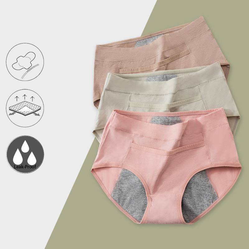 Calcinha menstrual de algodão  - Seamless Underwear Women avaliação e preço