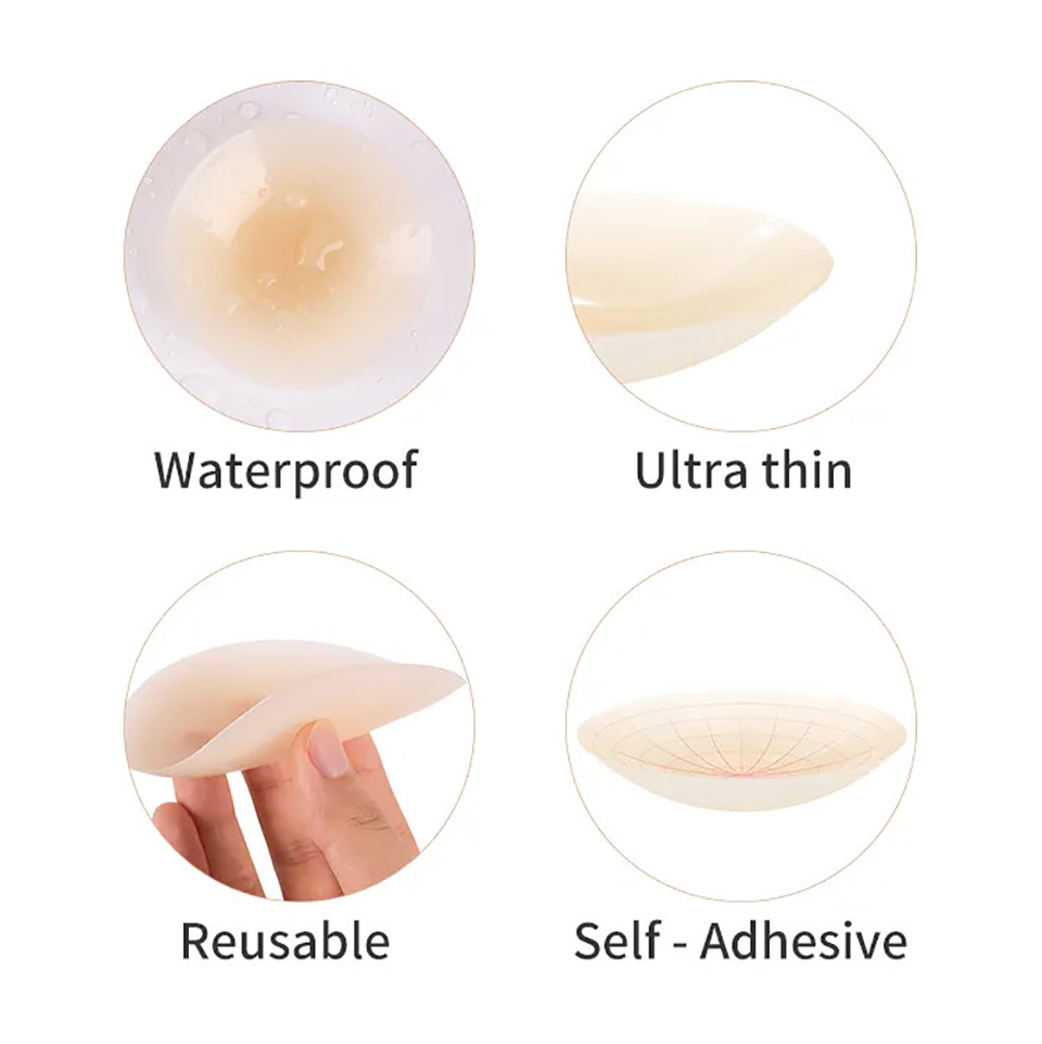 Capa adesiva de silicone reuti - Silicone Bra Adhesive avaliação e preço