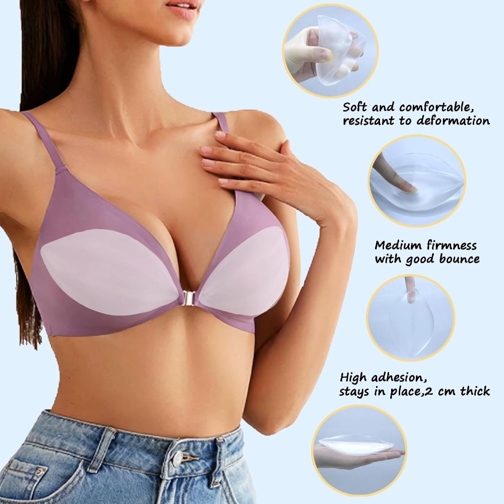 Almofadas Adesivas de Silicone - Silicone Bra Adhesive avaliação e preço