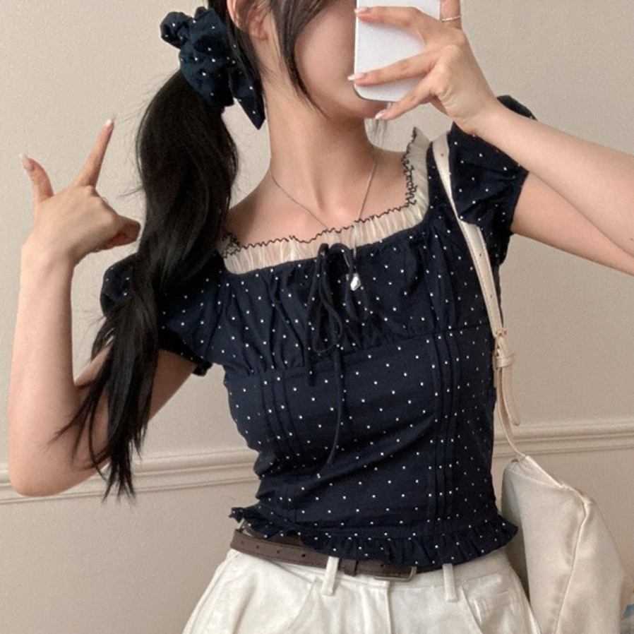 Blusa Feminina Estilo Coreano  - Corset Waist Cinch avaliação e preço