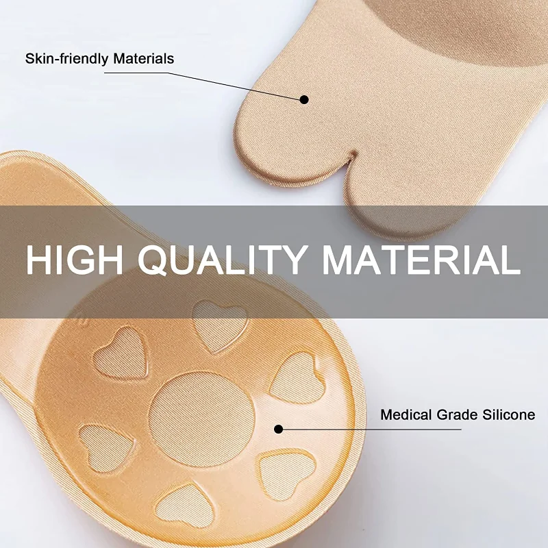 Mulheres push up sutiãs auto a - Silicone Bra Adhesive avaliação e preço