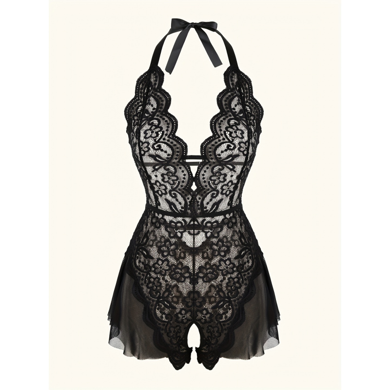 Teddy de Renda Charmoso com De - Lace Teddy Lingerie avaliação e preço