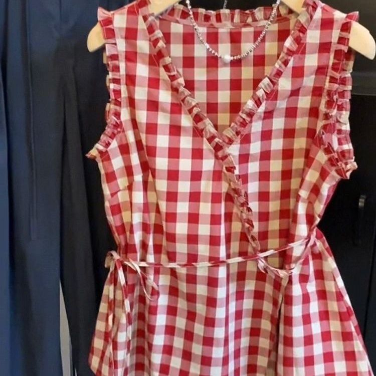 Colete Feminino Retrô Xadrez V - Corset Waist Cinch avaliação e preço