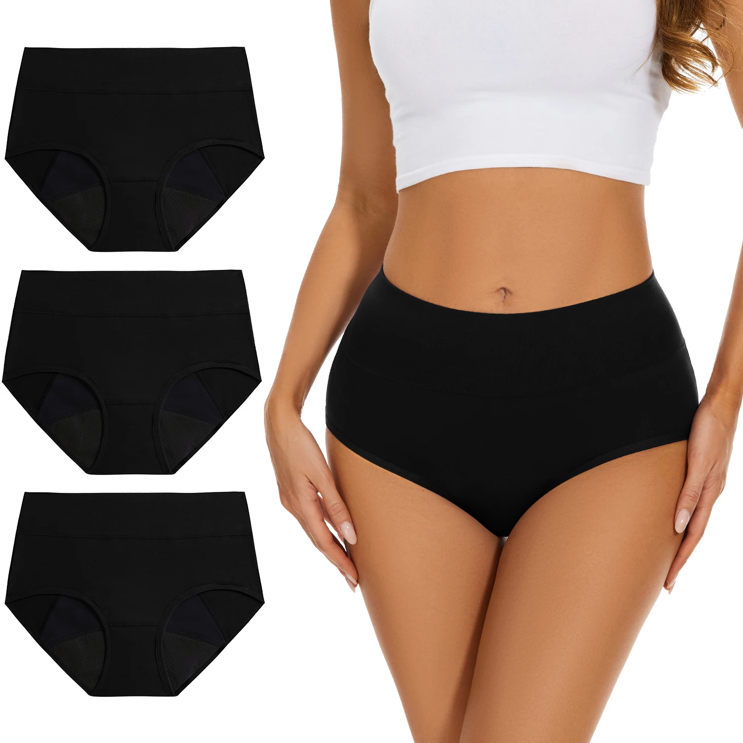 3 pçs/lote calcinha menstrual  - Period Panty Absorbent avaliação e preço