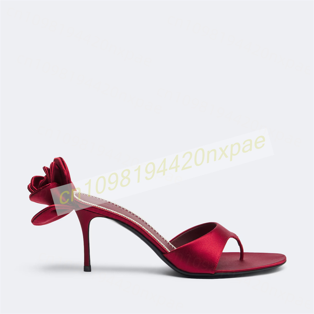 Sandálias femininas vermelhas  - Slip Dress Satin avaliação e preço