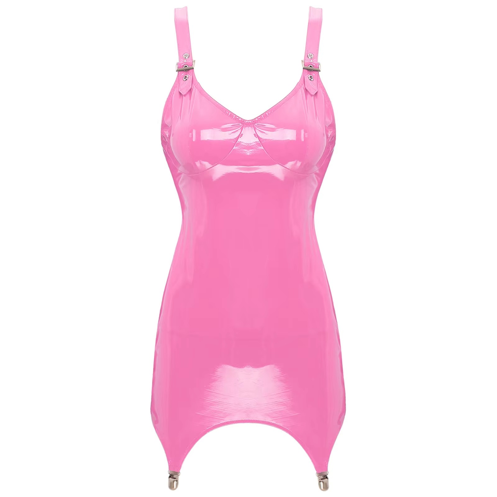Mini vestido feminino de couro - Babydoll Chemise Night avaliação e preço
