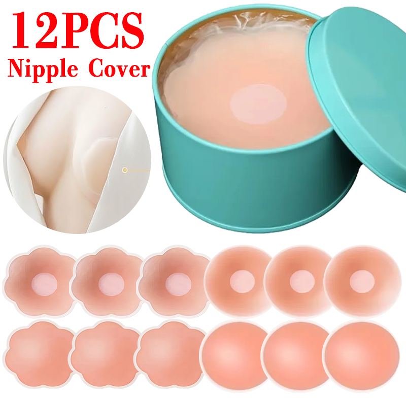 6/12 Peças Adesivos Invisíveis - Silicone Bra Adhesive avaliação e preço