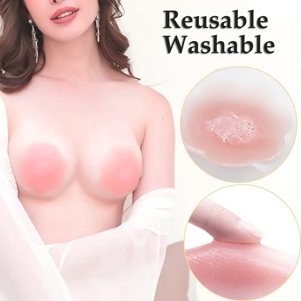 6/12 Peças Adesivos Invisíveis - Silicone Bra Adhesive avaliação e preço