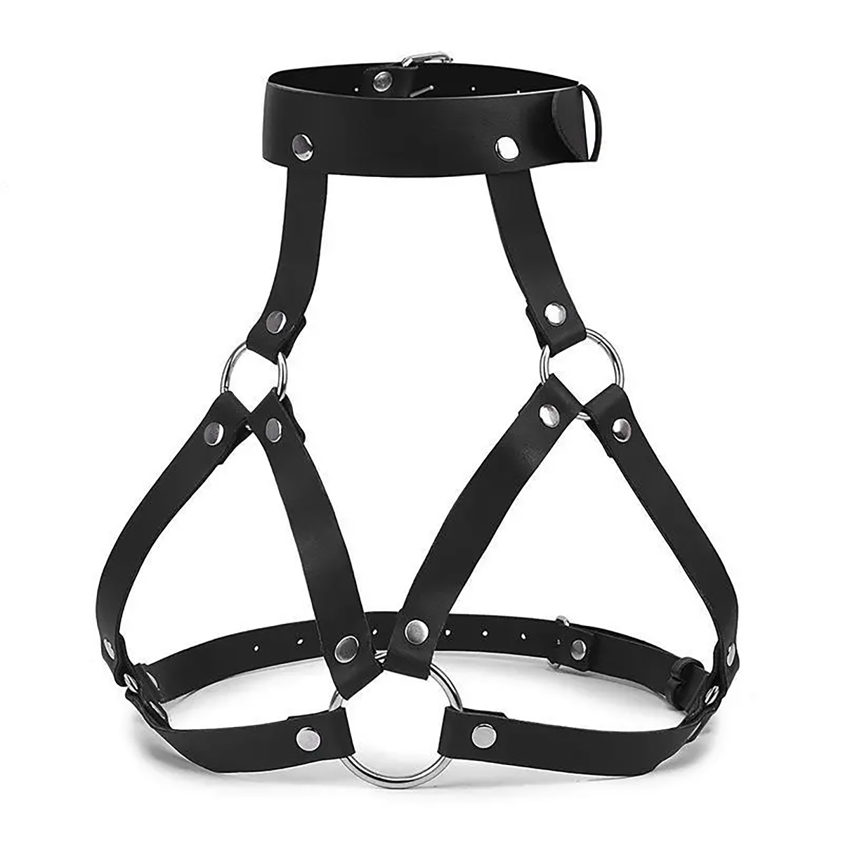 Gothic Fetish Couro Suspensóri - Garter Belt Set avaliação e preço