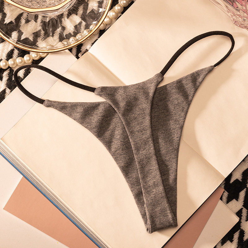 Calcinha de Algodão de Cintura - Thong Bikini Women avaliação e preço