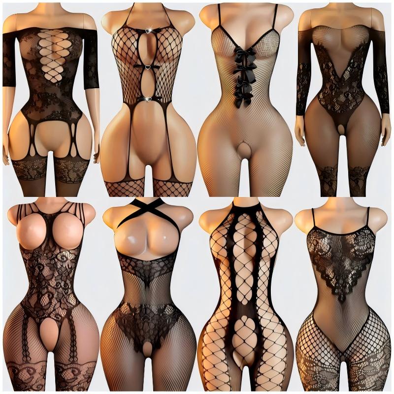 Conjunto de lingerie sexy para - Bodystocking Fishnet avaliação e preço