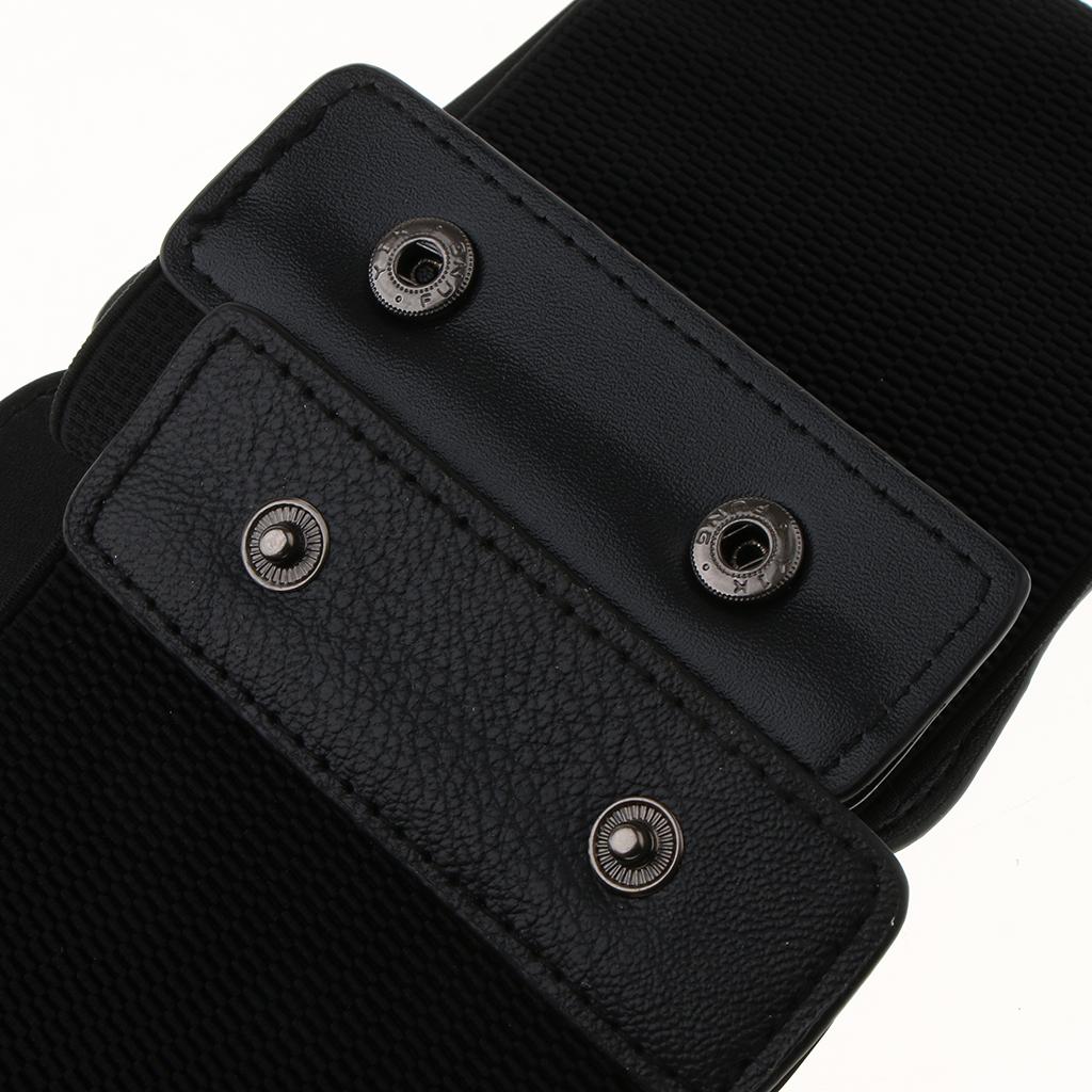 Cinto de Couro Preto Largo Vin - Corset Waist Cinch avaliação e preço