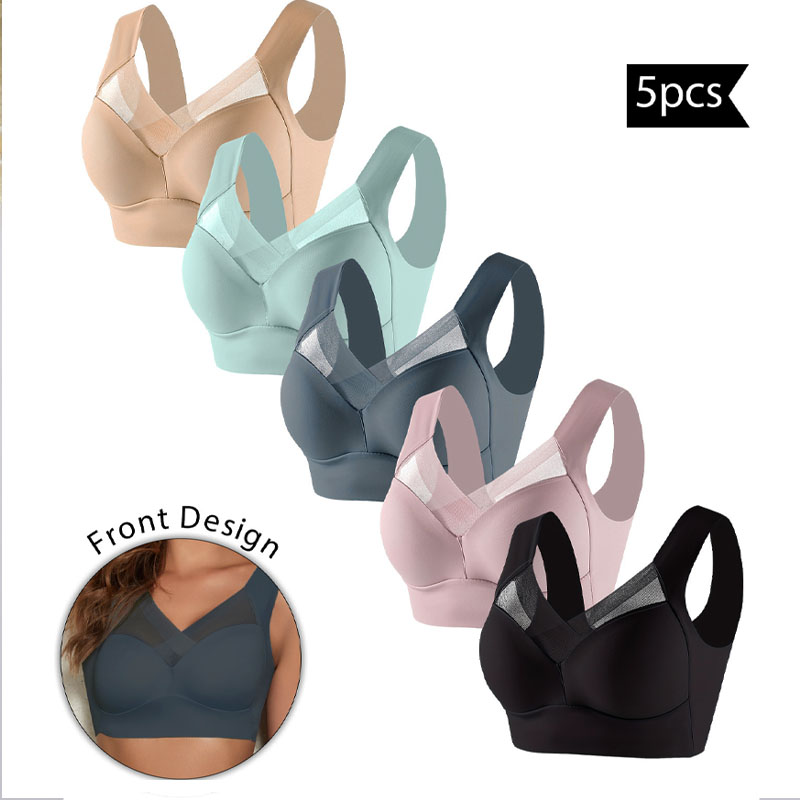 5 pçs sutiãs esportivos femini - Bralette Wireless Soft avaliação e preço