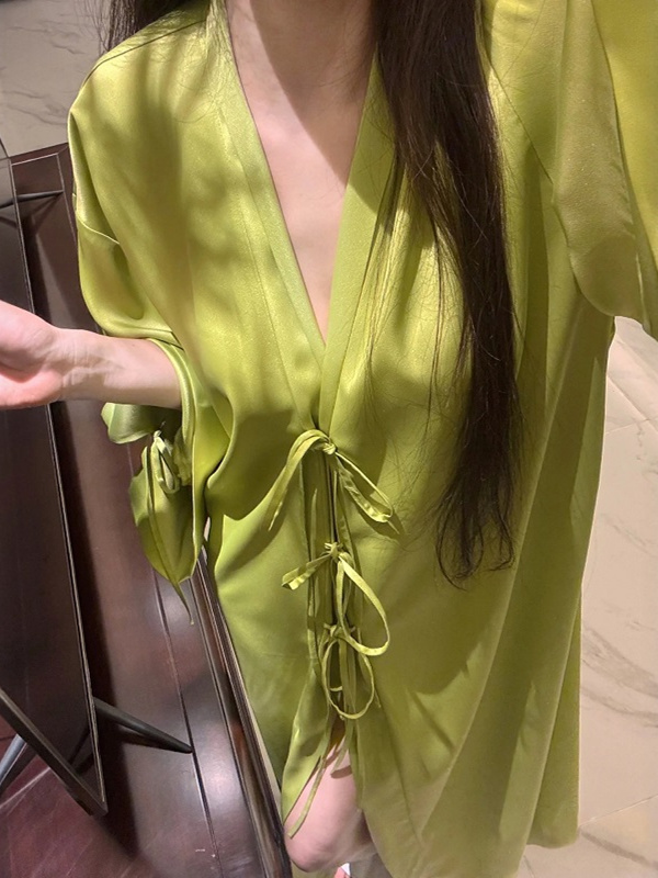 Roupão Cardigã Aberto Feminino - Robe Silk Women avaliação e preço