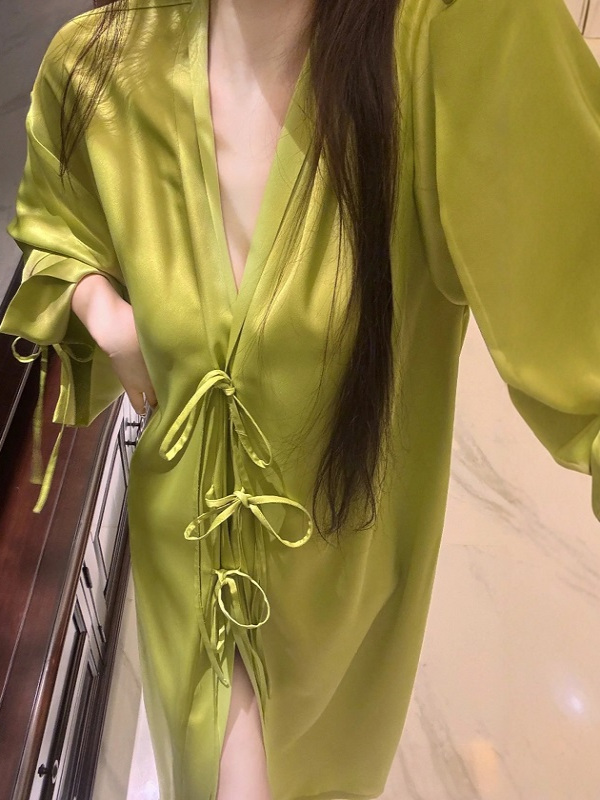 Roupão Cardigã Aberto Feminino - Robe Silk Women avaliação e preço