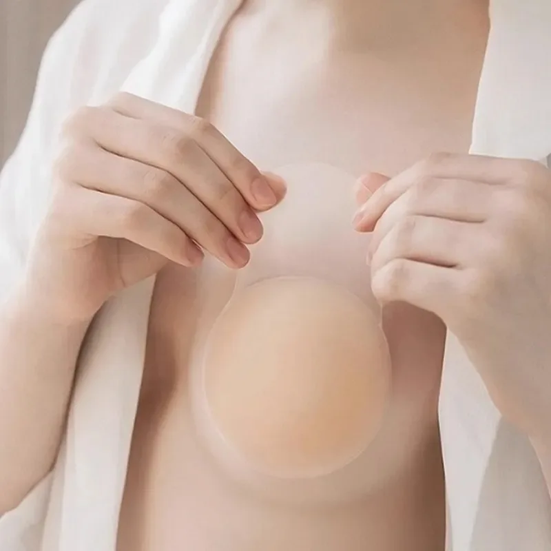 1 Par de Protetores de Mamilo  - Silicone Bra Adhesive avaliação e preço