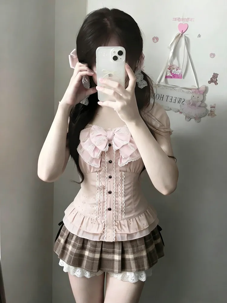 Conjunto de Três Peças Japonês - Cami Top Lace avaliação e preço